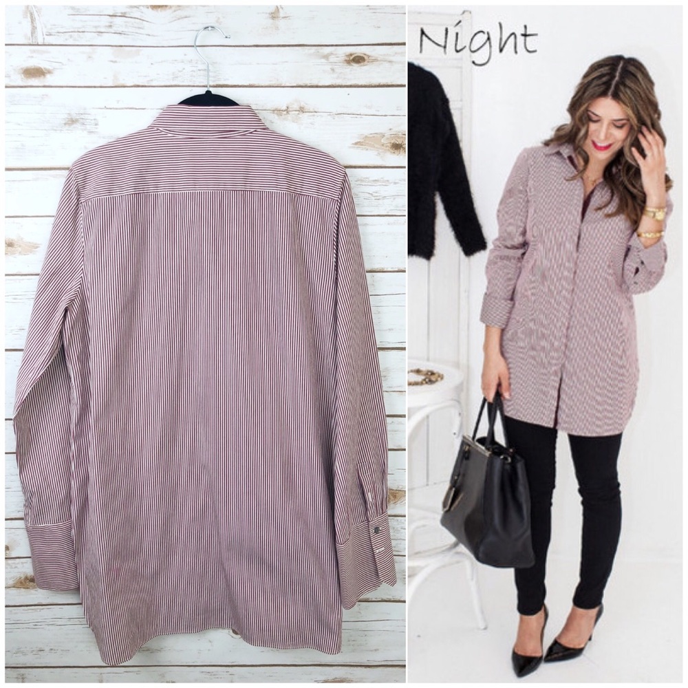 SOLD 💙 j. crew // endless shirt tunic striped - Picture 5 of 7